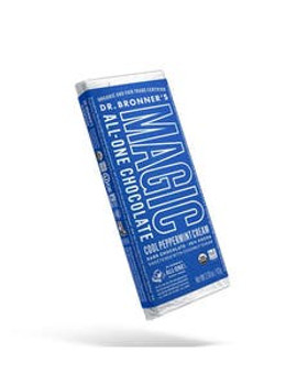 Dr Bronners Cool Peppermint Cream Dark Chocolate Bar 2.93 oz Dr Bronners Cool Peppermint Cream Dark Chocolate Bar 2.93 oz