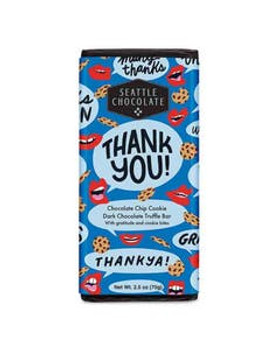 Seattle Chocolate Thank You Truffle Bar 2.5 oz Seattle Chocolate Thank You Truffle Bar 2.5 oz