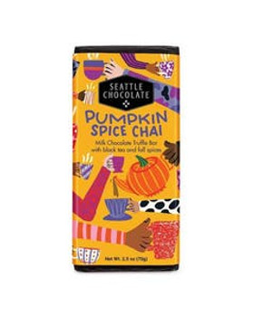 Seattle Chocolate Pumpkin Spice Chai Truffle Bar 2.5 oz Seattle Chocolate Pumpkin Spice Chai Truffle Bar 2.5 oz