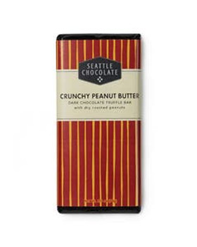 Seattle Chocolate Crunchy Peanut Butter Truffle Bar 2.5 oz Seattle Chocolate Crunchy Peanut Butter Truffle Bar 2.5 oz