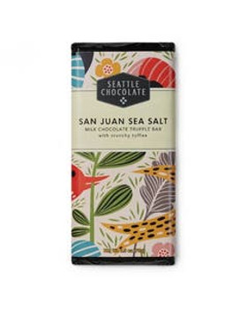 Seattle Chocolate San Juan Sea Salt Truffle Bar 2.5 oz Seattle Chocolate San Juan Sea Salt Truffle Bar 2.5 oz