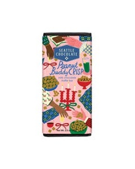 Seattle Chocolate Peanut Buddy Crisp Truffle Bar 2.5 oz. Seattle Chocolate Peanut Buddy Crisp Truffle Bar 2.5 oz.