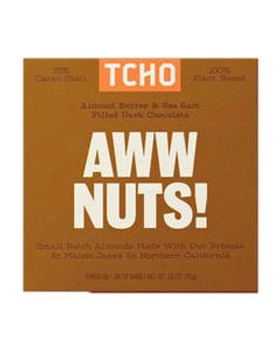 TCHO Aww Nuts Almond Dark Chocolate Bar 2.5 oz TCHO Aww Nuts Almond Dark Chocolate Bar 2.5 oz