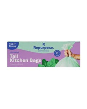 Repurpose Compostable 13 Gallon Tall Kitchen Bags 12 count Repurpose Compostable 13 Gallon Tall Kitchen Bags 12 count