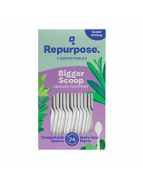 Repurpose Compostable Plastic Spoons 24 count Repurpose Compostable Plastic Spoons 24 count
