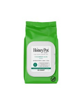 The Honey Pot Cucumber Aloe Wipes 30 count The Honey Pot Cucumber Aloe Wipes 30 count