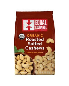 Equal Exchange Organic Roasted Salted Cashews 8 oz. Equal Exchange Organic Roasted Salted Cashews 8 oz.