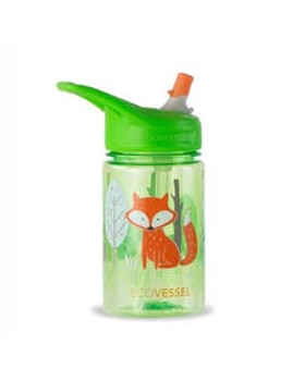 EcoVessel Kids Fox Splash Water Bottle 12 oz