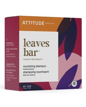 Attitude Leaves Bar Sandalwood Nourishing Shampoo 4 oz. Attitude Leaves Bar Sandalwood Nourishing Shampoo 4 oz.