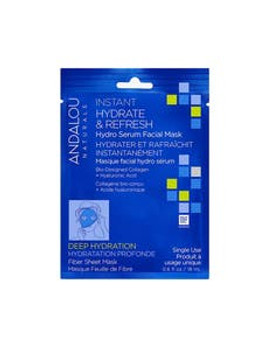 Andalou Naturals Deep Hydration Instant Hydrate & Refresh Sheet Mask 0.6 fl. oz. Andalou Naturals Deep Hydration Instant Hydrate & Refresh Sheet Mask 0.6 fl. oz.