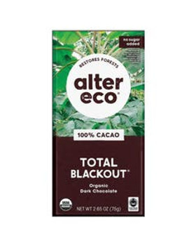 Alter Eco Organic Total Blackout Dark Chocolate Bar 2.82 oz. Alter Eco Organic Total Blackout Dark Chocolate Bar 2.82 oz.