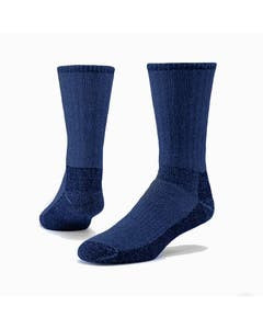 Maggie's Organics Wool Mountain Hiker Socks Solid Dark Navy, M