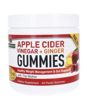 Nature's Answer Apple Cider Vinegar+ Ginger 45 gummies Nature's Answer Apple Cider Vinegar+ Ginger 45 gummies