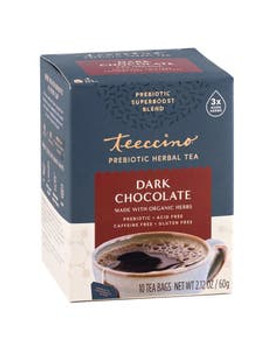 Teeccino Dark Chocolate Prebiotic Tea 10 Bags