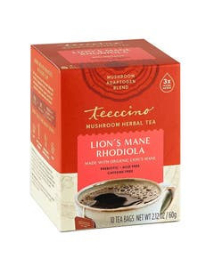 Teeccino Lion's Mane Rhodiola Tea 10 Bags