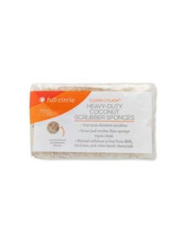 Full Circle Cleana Colada Coconut Scrubbing Sponges 2 count Full Circle Cleana Colada Coconut Scrubbing Sponges 2 count