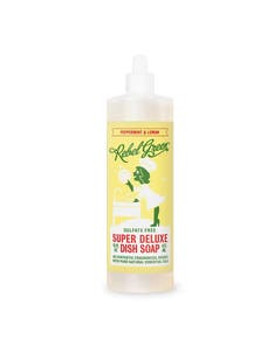 Rebel Green Peppermint & Lemon Super Deluxe Dish Soap 16 fl. oz. Rebel Green Peppermint & Lemon Super Deluxe Dish Soap 16 fl. oz.