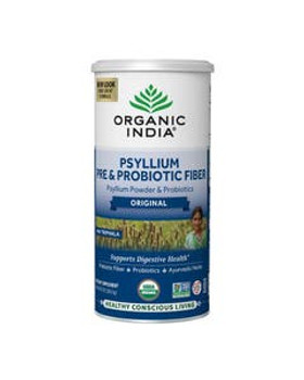 Organic India Psyllium Pre & Probiotic Fiber Original 10 oz.