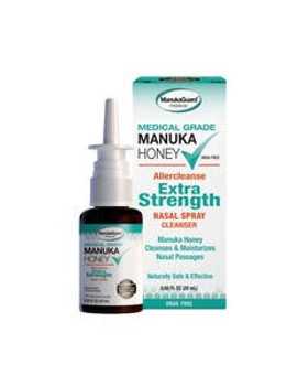 ManukaGuard Allercleanse Extra Strength Nasal Spray Medical Grade Manuka Honey 0.65 fl. oz. ManukaGuard Allercleanse Extra Strength Nasal Spray Medical Grade Manuka Honey 0.65 fl. oz.