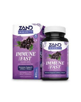 Zand Immunity Immune Fast Elderberry Chewable Tablets 30 count