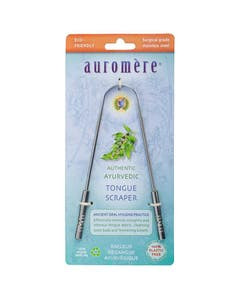 Auromere Ayurvedic Stainless Steel Tongue Scraper