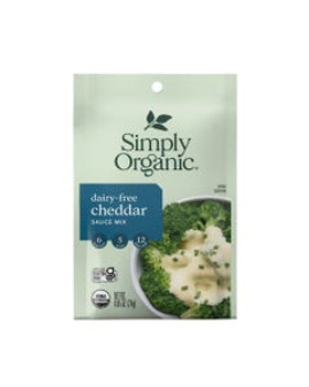 Simply Organic Dairy-Free Cheddar Sauce Mix 0.85 oz.