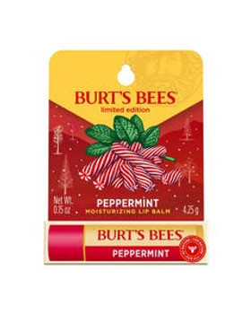 Burt's Bees Holiday Peppermint Lip Balm 0.15 oz. blister box Burt's Bees Holiday Peppermint Lip Balm 0.15 oz. blister box