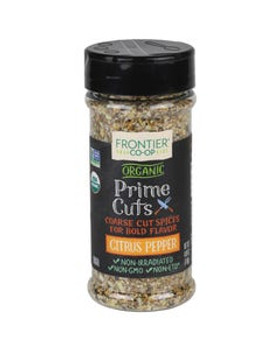 Frontier Co-op Prime Cuts Citrus Pepper, Organic 4.09 oz. Frontier Co-op Prime Cuts Citrus Pepper, Organic 4.09 oz.
