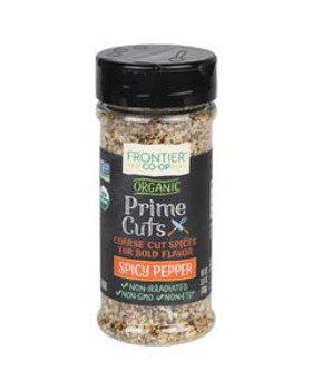 Frontier Co-op Prime Cuts Spicy Pepper, Organic 3.81 oz. Frontier Co-op Prime Cuts Spicy Pepper, Organic 3.81 oz.