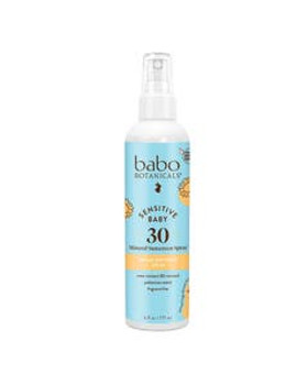 Babo Botanicals Sensitive Baby Mineral Sunscreen Spray SPF 30 6 fl. oz. Babo Botanicals Sensitive Baby Mineral Sunscreen Spray SPF 30 6 fl. oz.