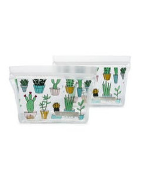 Full Circle Cactus Party Press Closure Sandwich Bags 7 x 4.6 Full Circle Cactus Party Press Closure Sandwich Bags 7 x 4.6