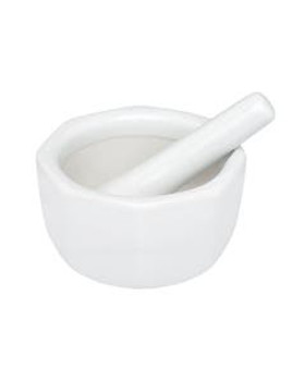 Harold Import HIC White Porcelain Octagonal Mortar & Pestle 3.5" Harold Import HIC White Porcelain Octagonal Mortar & Pestle 3.5"