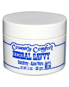 Country Comfort Comfrey-Aloe Vera Herbal Salve 1 oz.