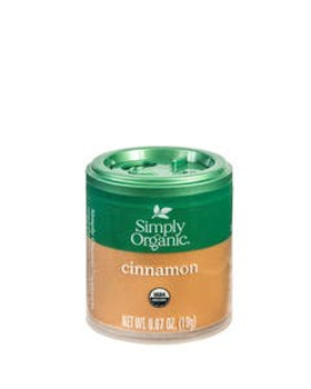Simply Organic Cinnamon, Ground 0.67 oz. Simply Organic Cinnamon, Ground 0.67 oz.
