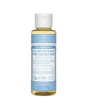 Dr. Bronner's 18-in-1 Baby Mild Castile Soap 4 fl. oz. Dr. Bronner's 18-in-1 Baby Mild Castile Soap 4 fl. oz.