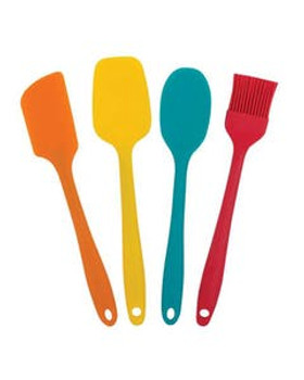 Mrs. Anderson's Baking Mini Silicone Tools Set of 4 Mrs. Anderson's Baking Mini Silicone Tools Set of 4
