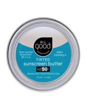 All Good Tinted Mineral Sunscreen Butter SPF 50+ 1 oz. tin