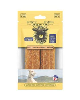 Yellow Yak Peanut Butter Dental Chews 4 oz. Yellow Yak Peanut Butter Dental Chews 4 oz.