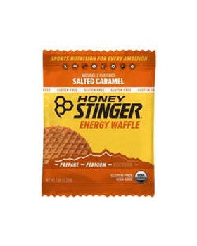 Honey Stinger Organic Gluten-Free Salted Caramel Waffle 1.06 oz. Honey Stinger Organic Gluten-Free Salted Caramel Waffle 1.06 oz.