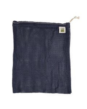 ECOBAGS Organic Cotton Medium Storm Blue Mesh Sack