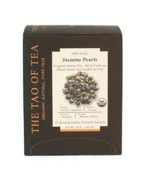 The Tao of Tea Jasmine Pearl Pyramid Sachets 15 count The Tao of Tea Jasmine Pearl Pyramid Sachets 15 count