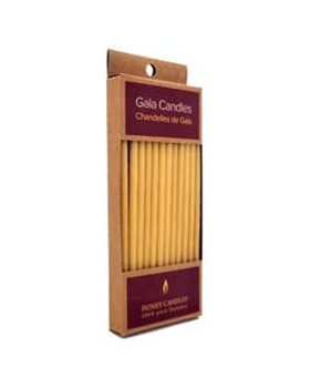 Honey Candle Co. Gala Beeswax Candles 12, 6 inch candles Natural Honey Candle Co. Gala Beeswax Candles 12, 6 inch candles Natural