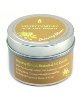 Honey Candle Co. Evening Bloom Essential Oil Beeswax Candle 3 oz. tin Honey Candle Co. Evening Bloom Essential Oil Beeswax Candle 3 oz. tin