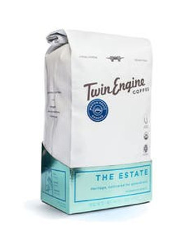Twin Engine Coffee Organic Estate Medium Coffee 14 oz. Twin Engine Coffee Organic Estate Medium Coffee 14 oz.