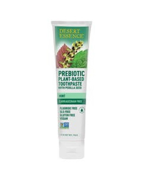 Desert Essence Prebiotic Plant-Based Carrageenan Free Mint Toothpaste 6.25 oz.