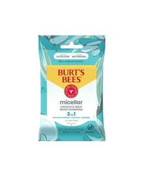 Burt's Bees Micellar 3-in-1 Facial Towelettes with Coconut & Lotus 10 count Burt's Bees Micellar 3-in-1 Facial Towelettes with Coconut & Lotus 10 count