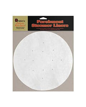 Helen's Asian Kitchen Perforated Parchment Steamer Liners 9.5" 20 count