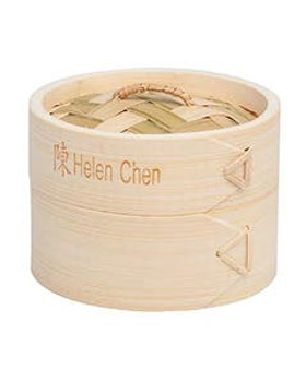 Helen's Asian Kitchen Dim Sum Bamboo Steamer 4" 2 pack Helen's Asian Kitchen Dim Sum Bamboo Steamer 4" 2 pack