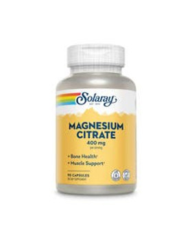 Solaray Magnesium Citrate 90 Capsules Solaray Magnesium Citrate 90 Capsules
