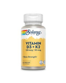 Solaray Vitamin D-3 & K-2 60 VegCaps Solaray Vitamin D-3 & K-2 60 VegCaps